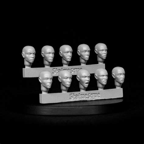 Buy SMA355 Statuesque Heroic Scale Female Heads SMALL - Bald Online in ...