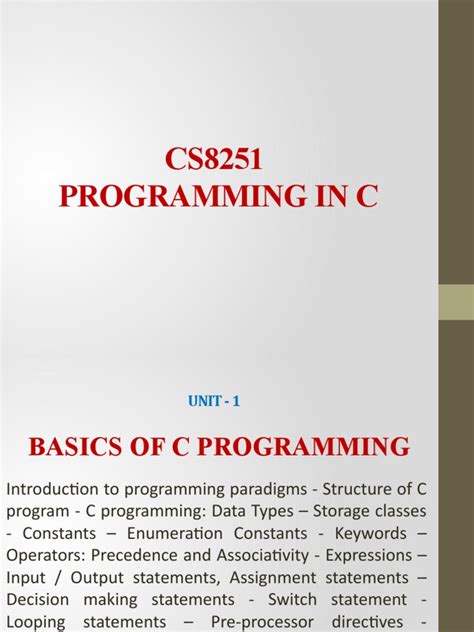 Basics of C Programming Language 的图像结果