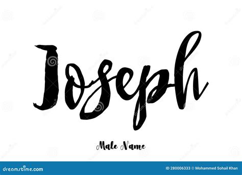 The Name Joe In Cursive