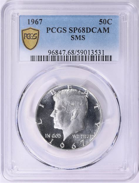 1967 Kennedy Half Dollar SMS PCGS SP-68 DCAM (Item 1876896 ...