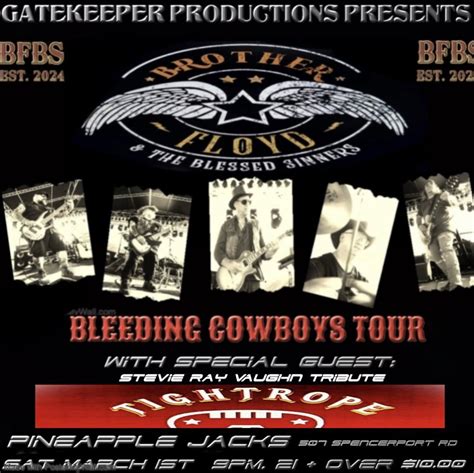 Brother Floyd & the Blessed Sinners: Bleeding Cowboys Tour, Gates-North ...