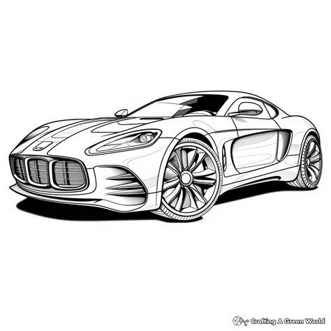Cool Car Coloring Pages - Free & Printable!