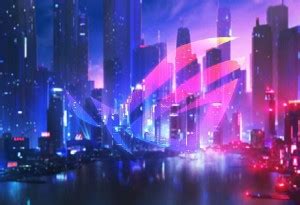 Smoky Design asus rog neon nightfall wallpaper Poster Price in India ...