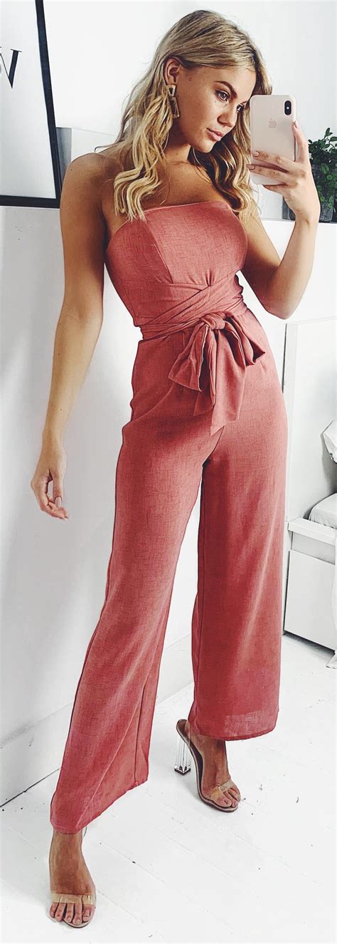 What To Wear With A Pink Jumpsuit at Irene Meadows blog