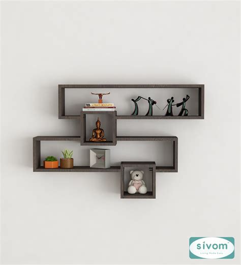 Buy SIVOM CLAY Multipurpose Modular Wall Racks/Shelves/Organiser/Décor ...