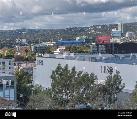 Los Angeles, CA, USA – December 5, 2022: Exterior of CBS Television ...