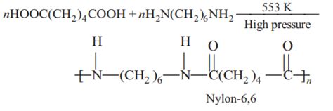 In the following reaction, n HOOC ( CH 2)4 COOH +n H 2 N ( CH 2)6 NH 2 ...