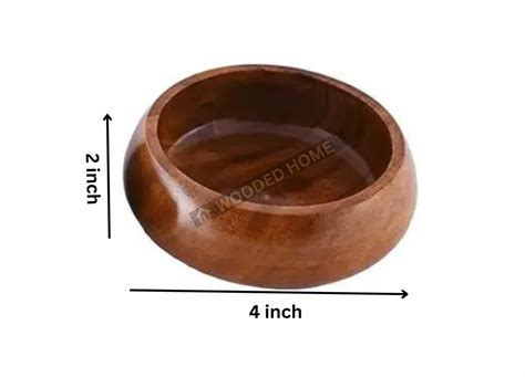 Wooden Bowls - Handicrafts Medium Wooden Bowl, 1Pc 6 inch Manufacturer ...