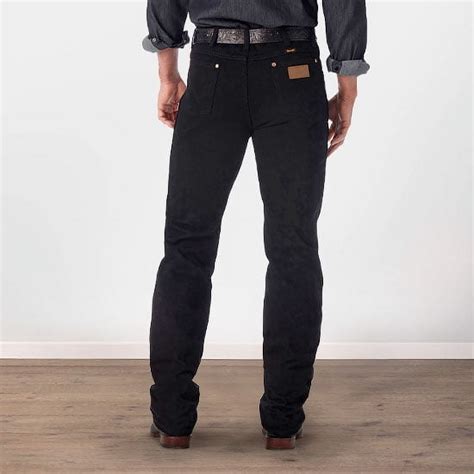 Wrangler Men's Cowboy Cut Slim Fit Shadow Black Denim Jeans 0936WBK ...
