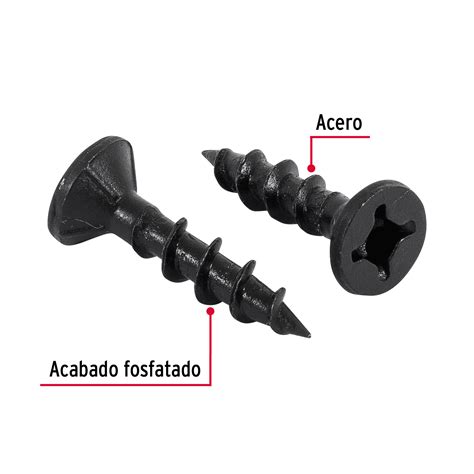 Bolsa con 200 pijas #8 x 3/4 combinadas (cuadro + Phillips) - Truper ...