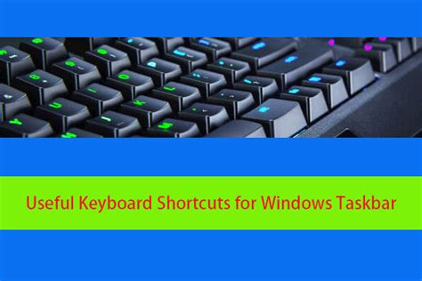 Image result for How to Open Taskbar Shortcut Key