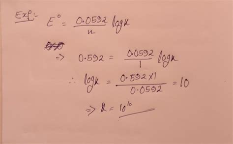 The standard emf of a galvanic cell involving cell reaction with n = 1 ...