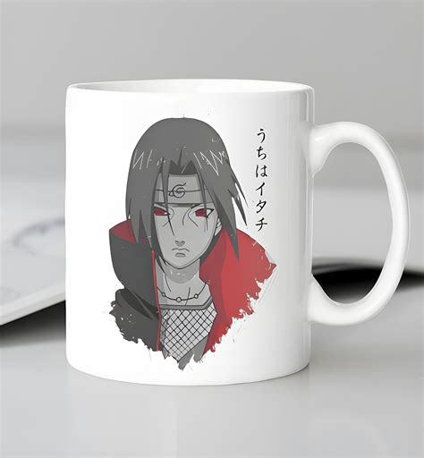 Buy Prakriti Quest Anime Itachi Printed Coffee Mug, White Ceramic Milk ...