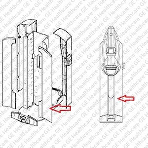 Column Cover Front Right Equipped 2375033-2, Mammography | GE ...