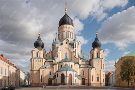 Premium AI Image | Cathedral of the nativity of christ in riga the ...