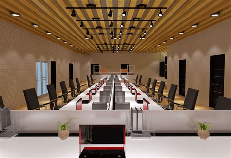 150万元办公空间500平米装修案例_效果图 - 上海弘昌晟集团办公空间室内设计案 - 设计本