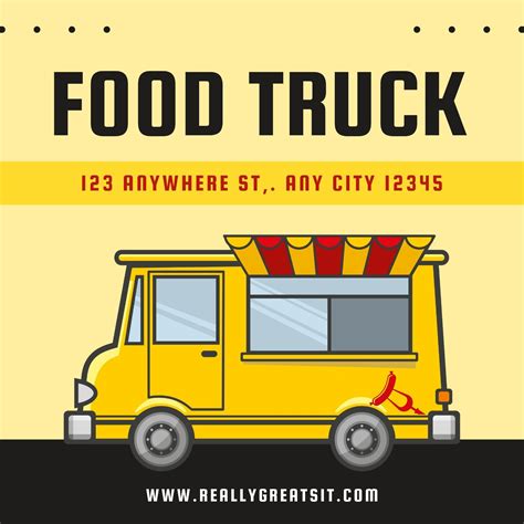 Food Truck Design Template