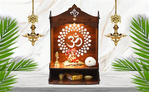 Sehaz Artworks Wall Mount Puja Mandir for Home | Pooja Mandir for Home ...