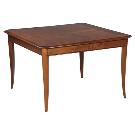 Mid-Century Studio Craft Solid Cherry Dining Table Mission Trestle ...