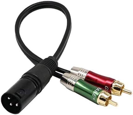 THE STYLE SUTRA Xlr Male To Dual Rca Male 2Rca To Xlr Double Lotus ...