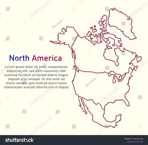 Printable Outline Map Of North American Countries
