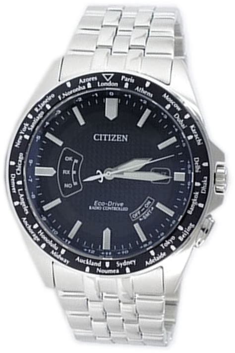 Citizen Eco-Drive Analog Black Dial Men's Watch - CB0027-51E : Amazon ...