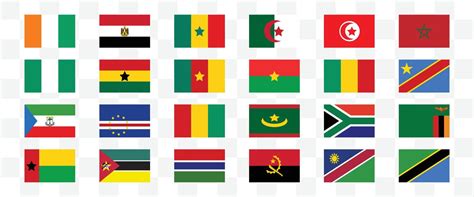 Africa All Countries Flags 的图像结果