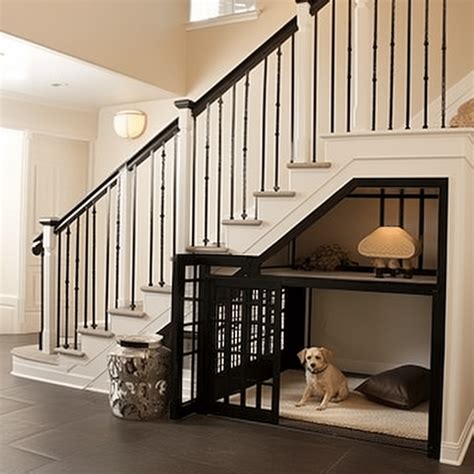 Under-Stairs Dog House: A Cozy Retreat for Your Pup