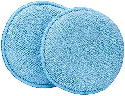 Purezo Microfiber Foam Sponge Polish Wax Applicator Pads Car Home ...