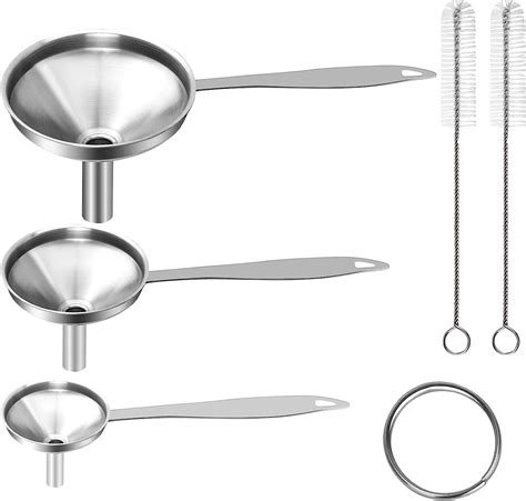 Goodern 3 Pcs Stainless Steel Funnels Set,Large Medium Small Kitchen ...