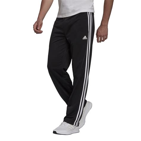 Buy adidas Men's Essentials Warm-up Open Hem 3-stripes Tracksuit Pants ...