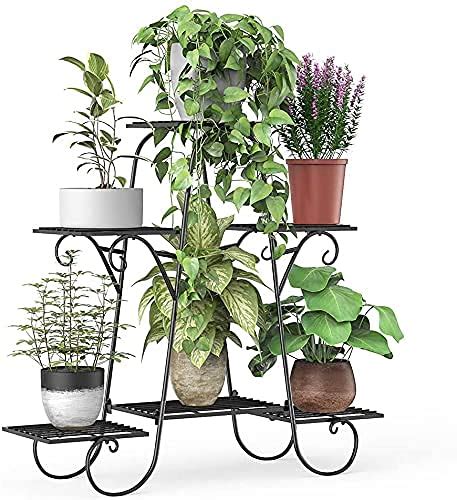 SS Collection 4 Tier Plant Stands for Indoors and Outdoors, Flower Pot ...