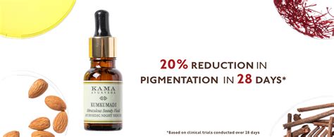 Kama Ayurveda Kumkumadi Miraculous Beauty Ayurvedic Night Serum, 12ml ...
