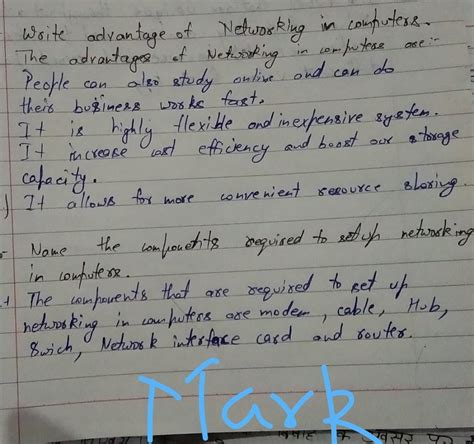 name the components required for networking - Brainly.in