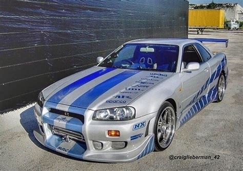 Brian's R34 from 2 Fast 2 Furious was one of the first cars that got me ...