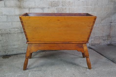 Antique Oak 19th Century Pennsylvania Dough Box Proving Chest Trough ...
