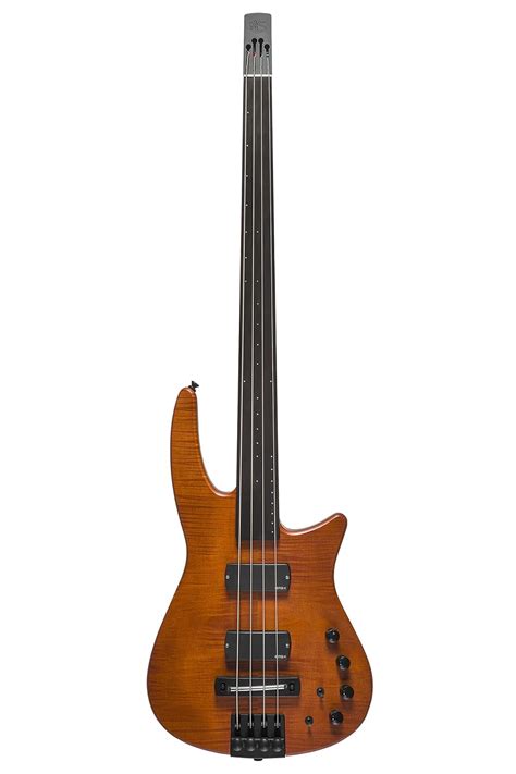 NS Designs NS CR4-BG-AMS-FL Bass Guitar, Amber Satin, Fretless : Amazon ...