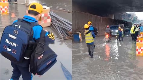 西安下雨高速桥下积水两米多深 多轿车被淹-搜狐大视野-搜狐新闻