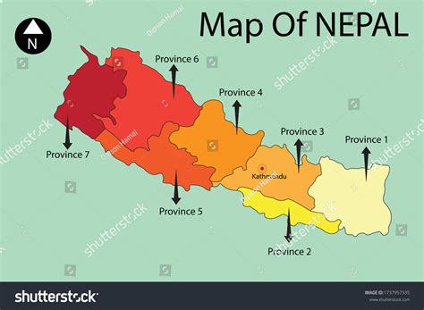 nepal india map