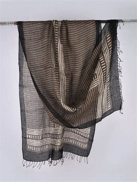 Linen Dupatta – Desi Weaves