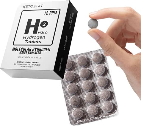 Amazon.com: Hydrogen Water Tablets for Drinking Water 30 Count Creates ...
