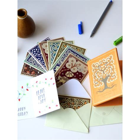 Buy Doodle Collection Kalamkari Art Notecards Online
