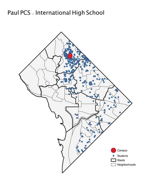 Paul PCS International High School Student Location Map | DC PCSB