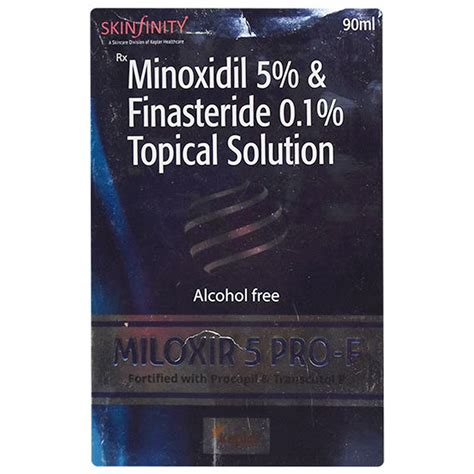 Buy Miloxir 5 Pro-F Solution online | Uses, Side Effects, Price and ...