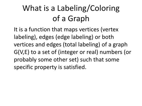 Graph Labeling 的图像结果