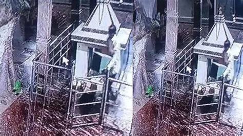 Respectful robbery: Thief bows, washes hands before stealing donation ...