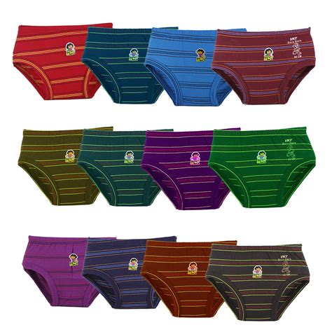 Buy DORA DORA Kids Baby Boys and Girls Striped Printed Cotton Panties ...