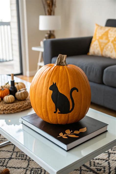 19+ Creative Cat Pumpkin Painting Ideas