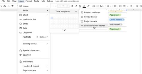 Google Document Table Formatting 的图像结果