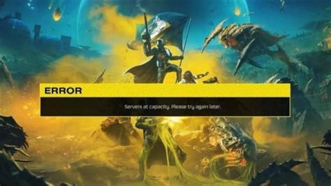 Image result for Helldivers 2 Connection Error